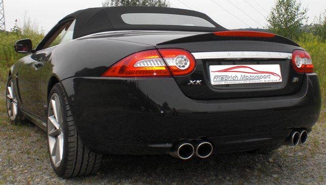 Friedrich Motorsport 70mm Duplex Sportauspuff für Jaguar XKR Cabrio 5.0 V8 375kW