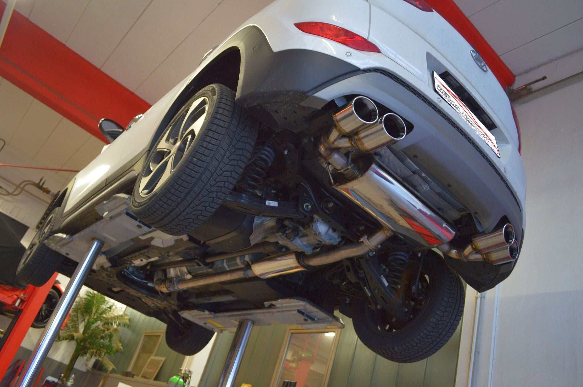Friedrich Motorsport 70mm Sportauspuff Anlage für Hyundai Tucson TLE 1.6l T-GDI