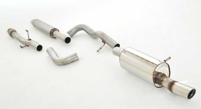 Friedrich Motorsport 70mm Auspuff Sportauspuff für Citroen DS3 1.6l Turbo