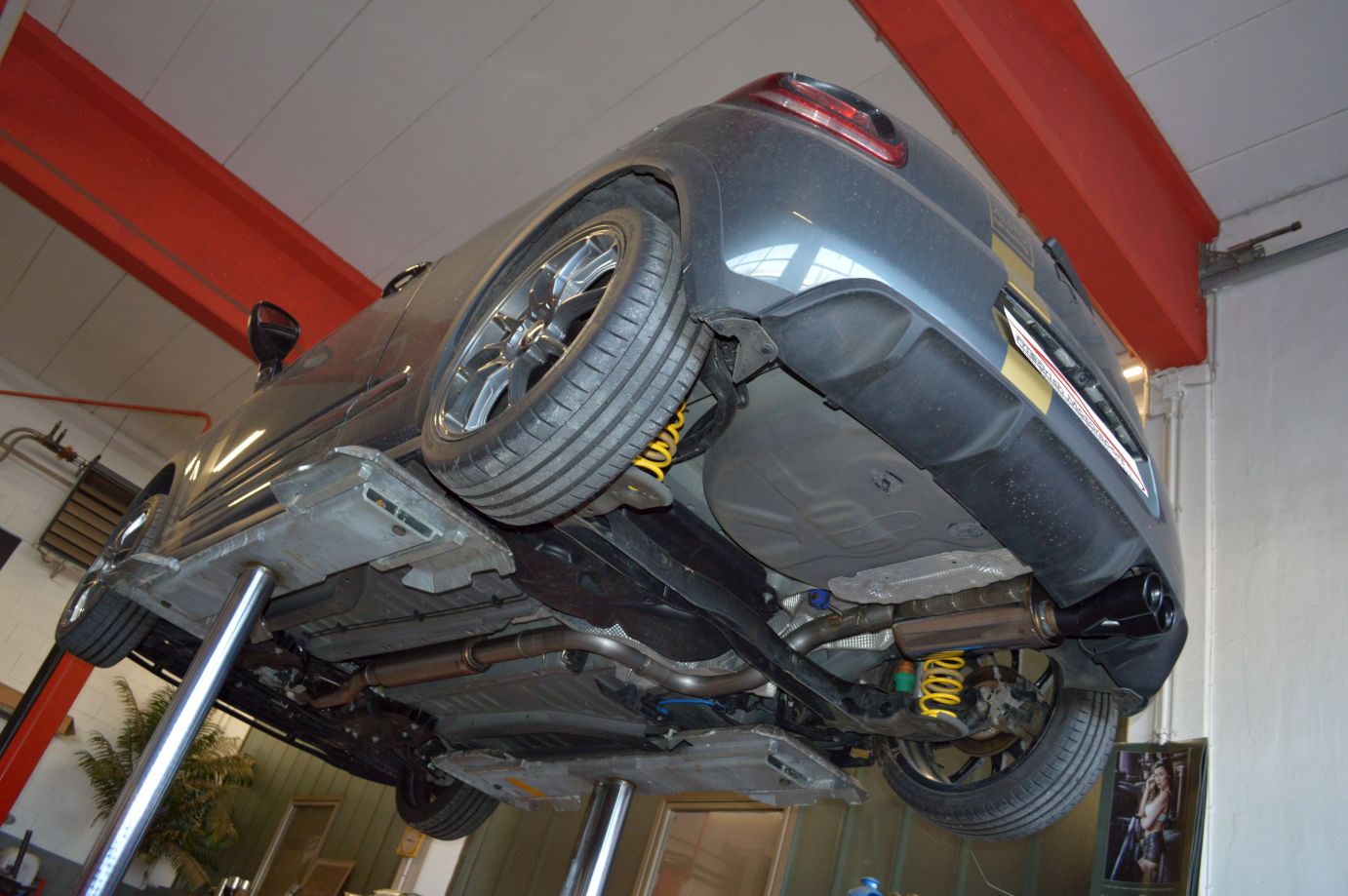 Friedrich Motorsport 70mm Auspuff Sportauspuff für Citroen DS3 1.6l Turbo