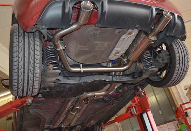 Friedrich Motorsport 70mm Auspuff Sportauspuff für Citroen DS3 1.6l Turbo