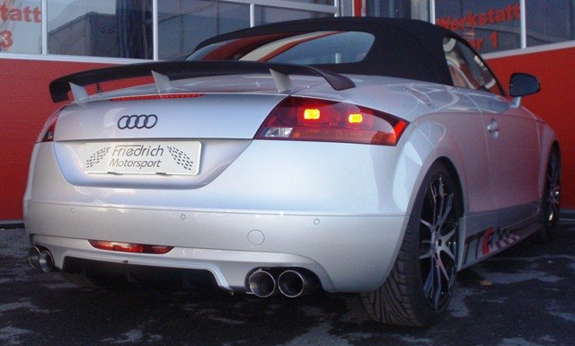 Friedrich Motorsport 70mm Duplex Sportauspuff für Audi TT 8J Quattro 3.2l V6