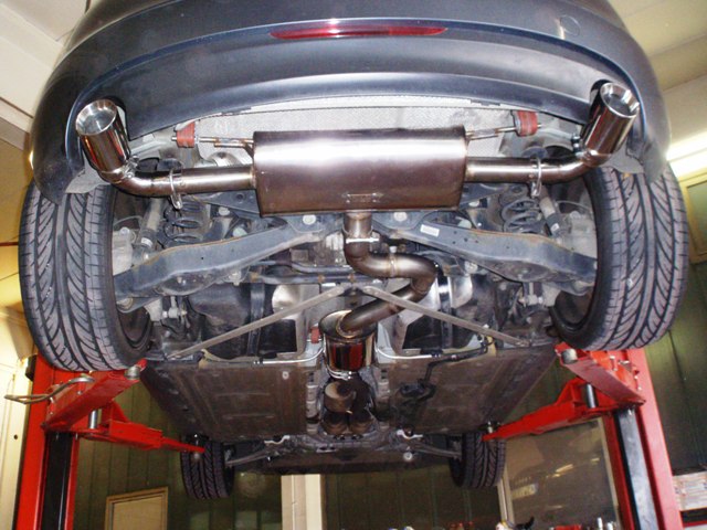 Friedrich Motorsport 70mm Duplex Sportauspuff Anlage für Audi TT 8J Quattro