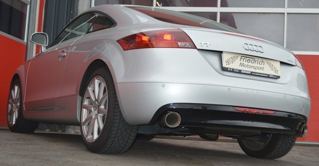 Friedrich Motorsport 70mm Duplex Sportauspuff für Audi TT 8J Quattro 3.2l V6