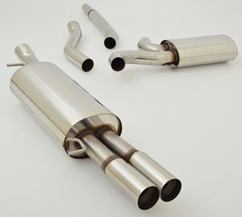 Friedrich Motorsport 70mm Auspuff Sportauspuff Anlage für Audi A6 4B