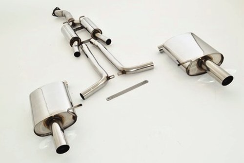 Friedrich Motorsport 70mm Auspuff Sportauspuff für Audi A4 B7 8EC/8ED/8H Quattro