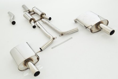 Friedrich Motorsport 70mm Auspuff Sportauspuff für Audi A4 B7 8EC/8ED/8H Quattro