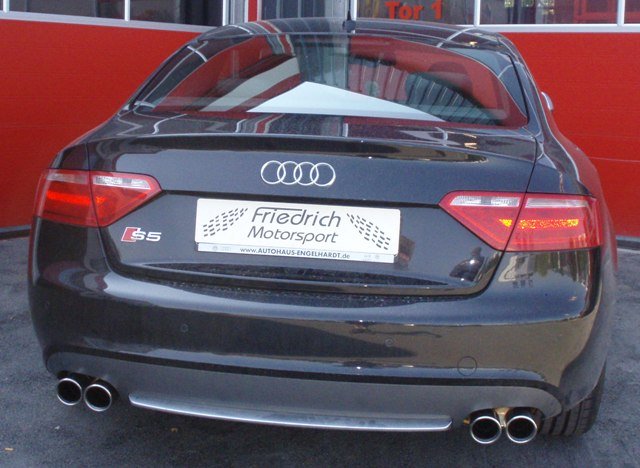 Friedrich Motorsport 70mm Duplex Sportauspuff für Audi S5 Quattro ab 2007 4.2l