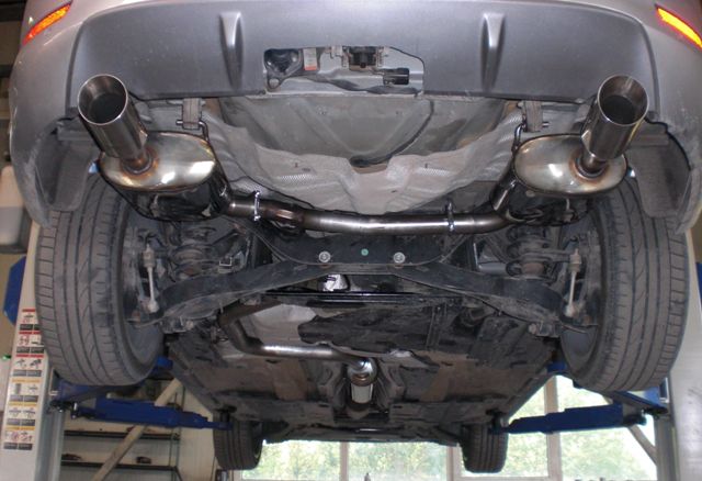 Friedrich Motorsport 70mm Duplex Sportauspuff für Ford Mondeo BA7 ab Bj. 03/2007