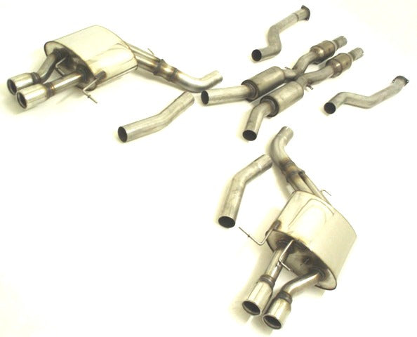 Friedrich Motorsport 70mm Duplex Auspuff Sportauspuff für BMW E60 M5 ab 04 Limo