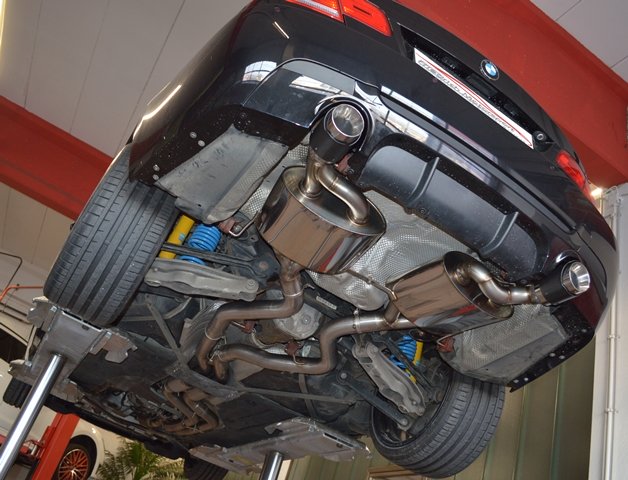 Friedrich Motorsport Sportauspuff Anlage 200 mit Zellen Sport Kat für BMW E92/93