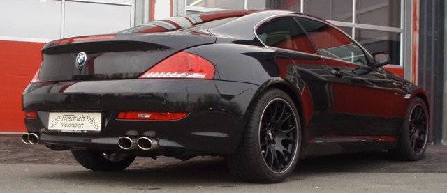 Friedrich Motorsport 70mm Duplex Auspuff Sportauspuff für BMW E63 635d 210kW 07-