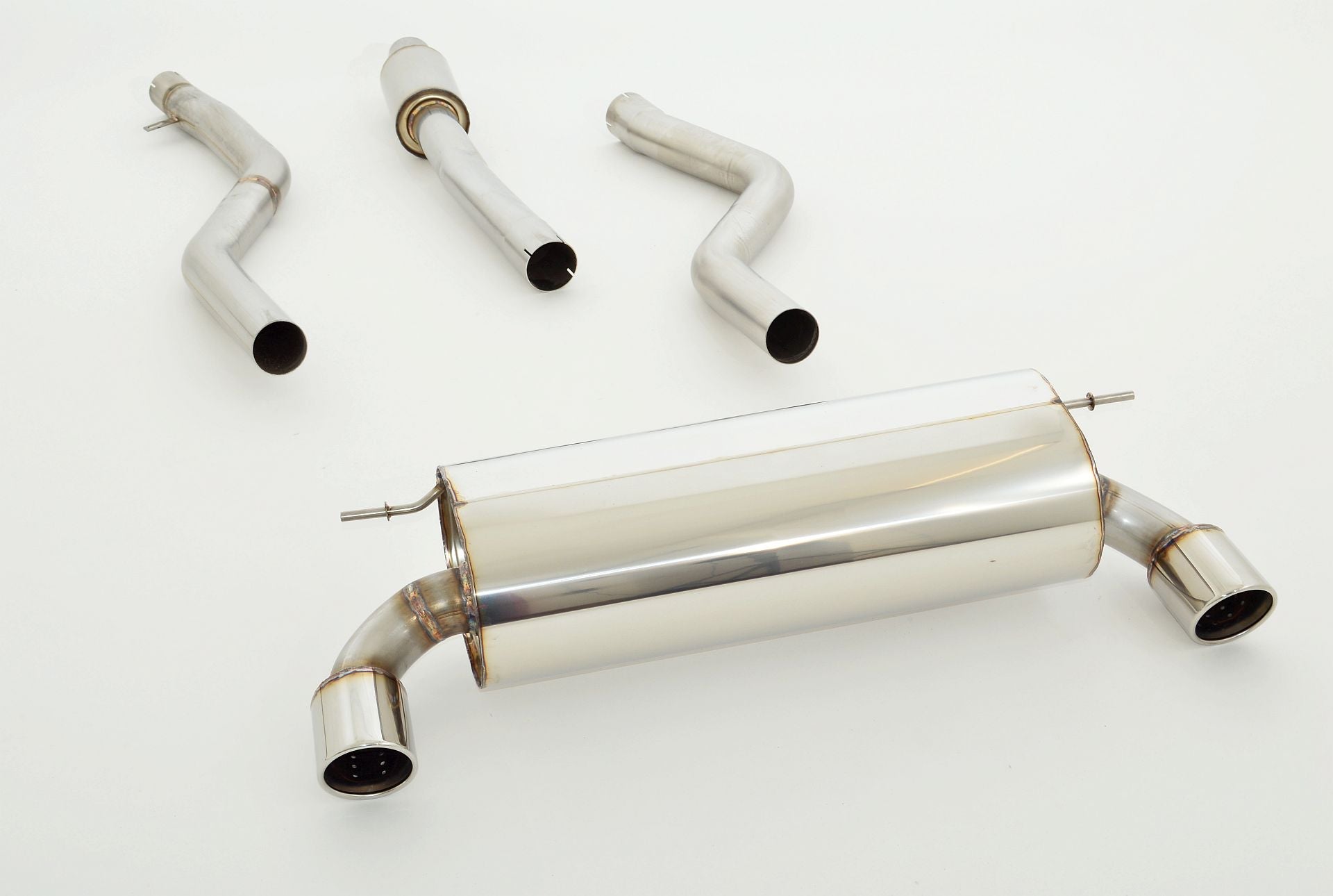 Friedrich Motorsport 70mm Sportauspuff Anlage für BMW 1er F20/F21 118i 07/15-