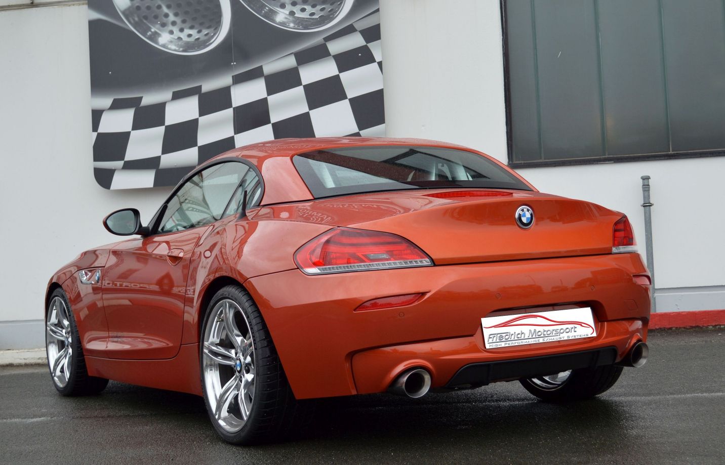 Friedrich Motorsport 70mm Duplex Sportauspuff Anlage für BMW Z4 E89 ab 05/2009