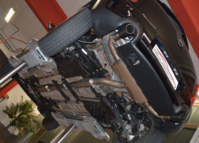 Friedrich Motorsport 70mm Duplex Sportauspuff Auspuff Anlage für Mini R60