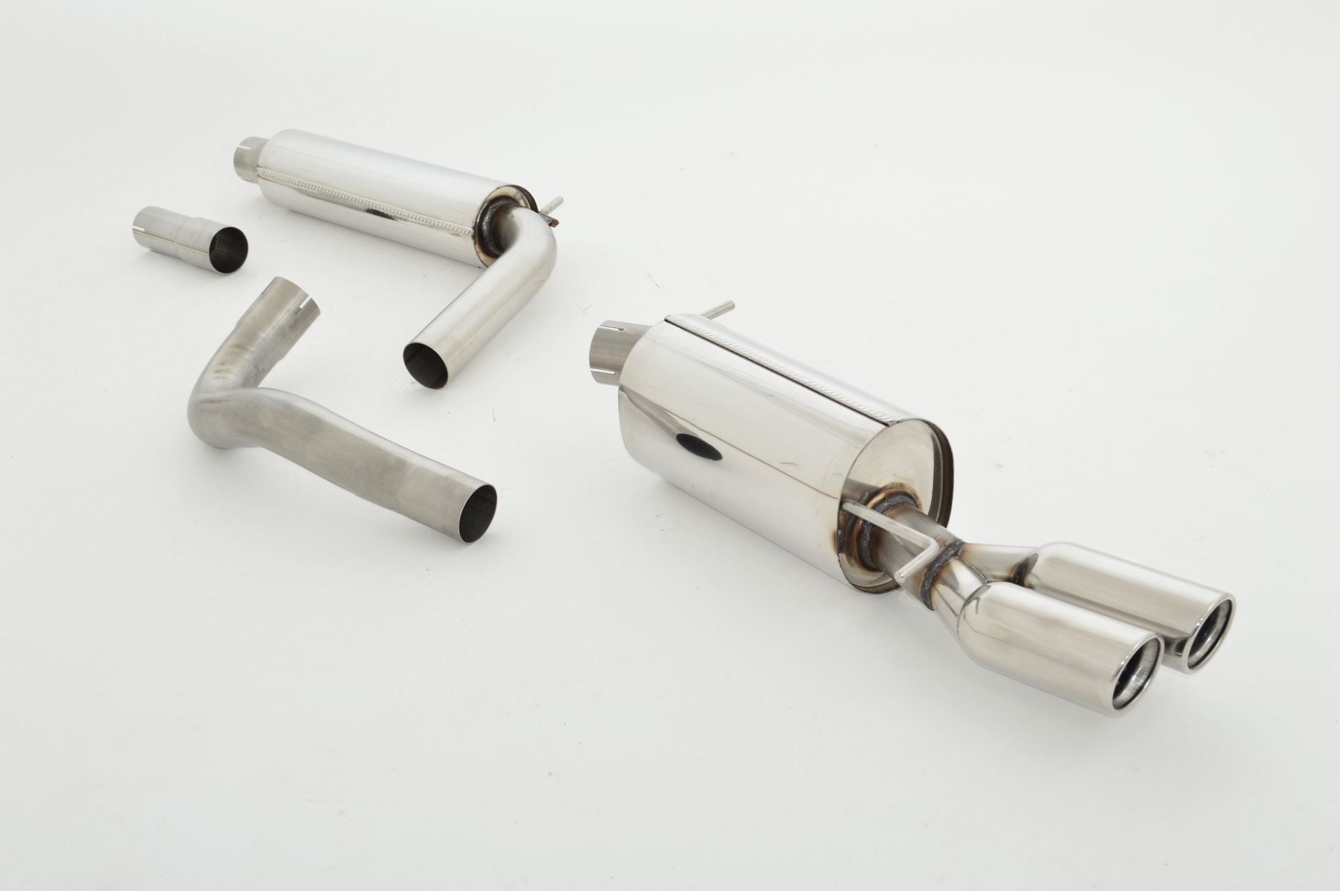 Friedrich Motorsport 70mm Auspuff Sportauspuff Anlage für VW Polo 6R Facelift 6C