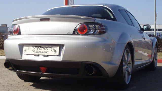 Friedrich Motorsport 70mm Duplex Auspuff Sportauspuff für Mazda RX8 ab 2003 RX8