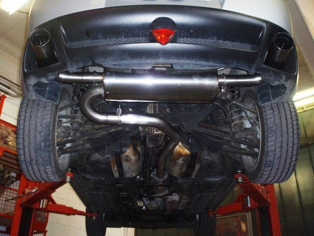 Friedrich Motorsport 70mm Duplex Auspuff Sportauspuff für Mazda RX8 ab 2003 RX8