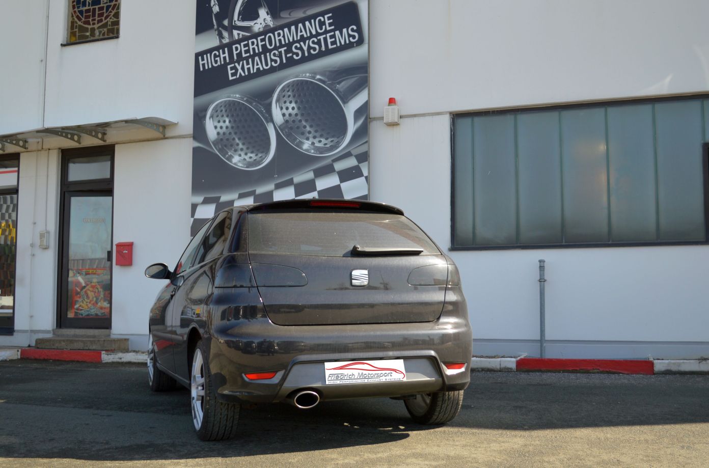 Friedrich Motorsport Auspuff Sportauspuff Anlage für Seat Ibiza 6L FR und Cupra