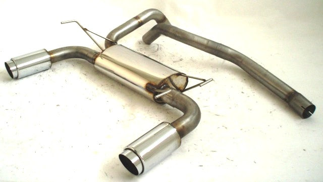 Friedrich Motorsport 70mm Duplex Auspuff Sportauspuff für Fiat 500 Abarth Bj. 08