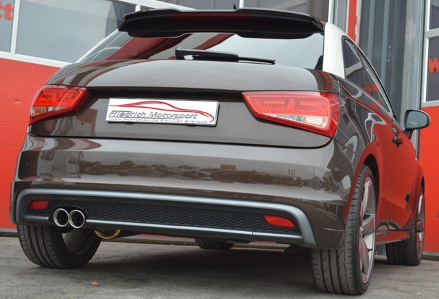 Friedrich Motorsport 70mm Auspuff Sportauspuff für Audi A1 1.4l TFSI 90/136kW