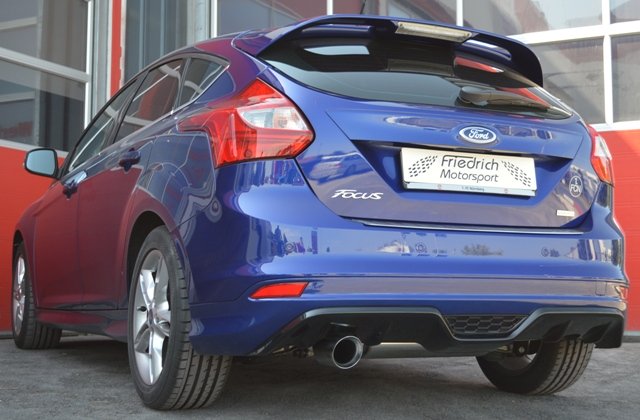 Friedrich Motorsport Auspuff Sportauspuff Endschalldämpfer für Ford Focus 3 DYB