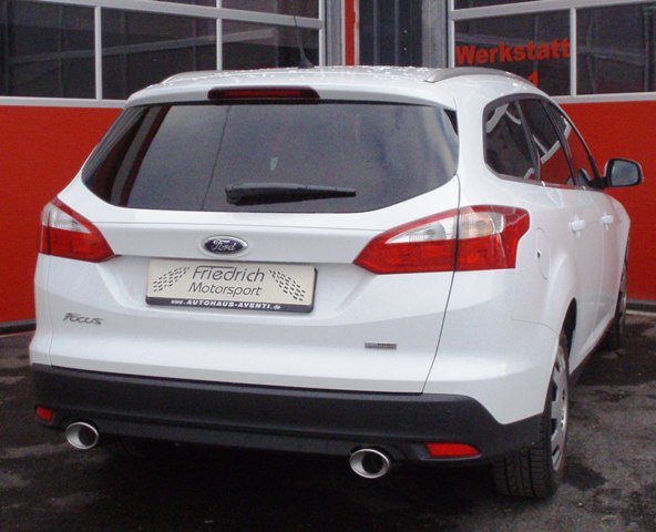 Friedrich Motorsport Duplex Auspuff Sportauspuff für Ford Focus III Turnier DYB