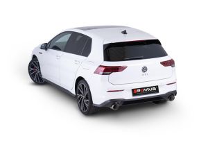 Remus Sportschalldämpfer mittig Für links/rechts Anlage (ohne Endrohre),inkl. (EG )GENEHMIGUNG! passend für Volkswagen Golf VIII 2,0l TSI DSG 180kW (DNP, mit OPF) ab 08/2020=>