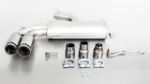 Remus Sportschalldämpfer mit 2 Endrohren Ø 84 mm Street Race passend für Volkswagen Golf VI 1,4l 118kW