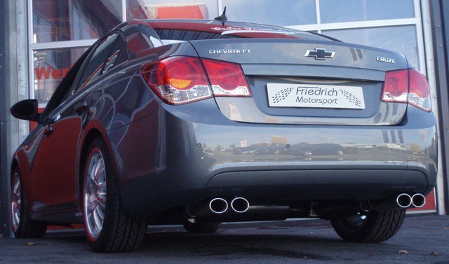Friedrich Motorsport Gruppe A Duplex Sportauspuff Anlage für Chevrolet Cruze