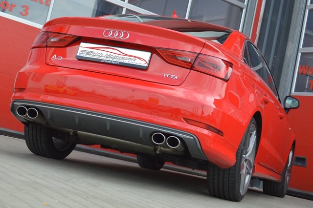 Friedrich Motorsport Gruppe A Duplex Sportauspuff Anlage für Audi A3 8V Cabrio