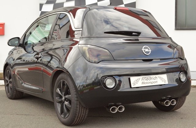 Friedrich Motorsport Duplex Sportauspuff für Opel Adam ab 12/2012 1.4l 64/74kW