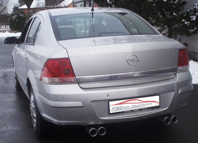 Friedrich Motorsport Gruppe A Duplex Sportauspuff Anlage für Opel Astra H