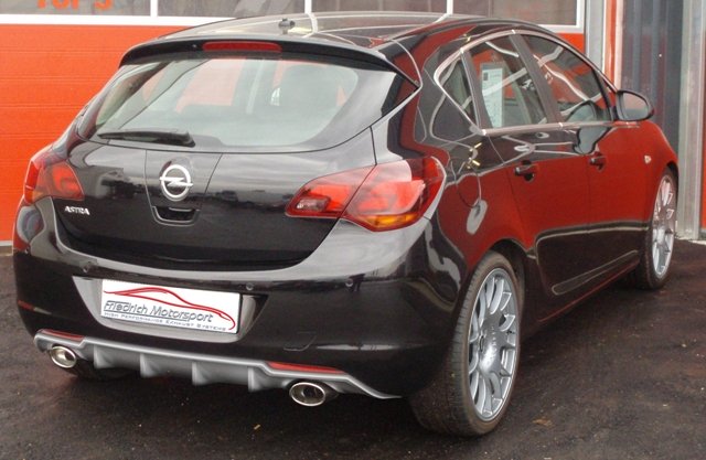 Friedrich Motorsport Duplex Endschalldämpfer Sportauspuff für Opel Astra J