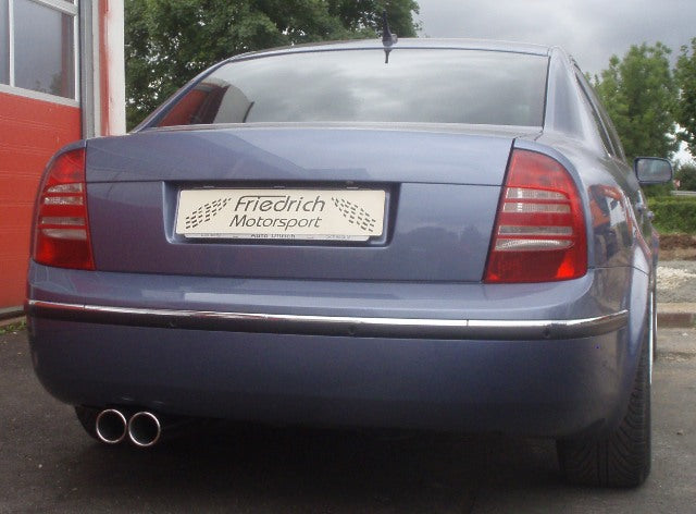 Friedrich Motorsport Gruppe A Sportauspuff Anlage für Skoda Superb 3U 2.8l V6