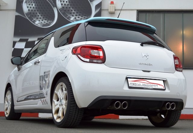 Friedrich Motorsport Duplex Sportauspuff Sportendschalldämpfer für Citroen DS3