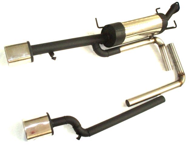 Friedrich Motorsport Duplex Sportauspuff für Chevrolet/Daewoo Aveo 1.2 62kW,1.4