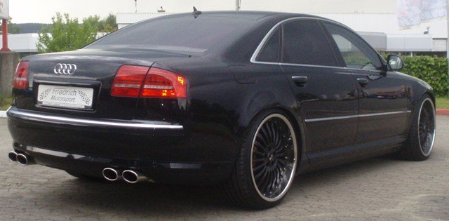Friedrich Motorsport Duplex Auspuff Sportauspuff für Audi A8 D3 4E ab Bj. 10/02