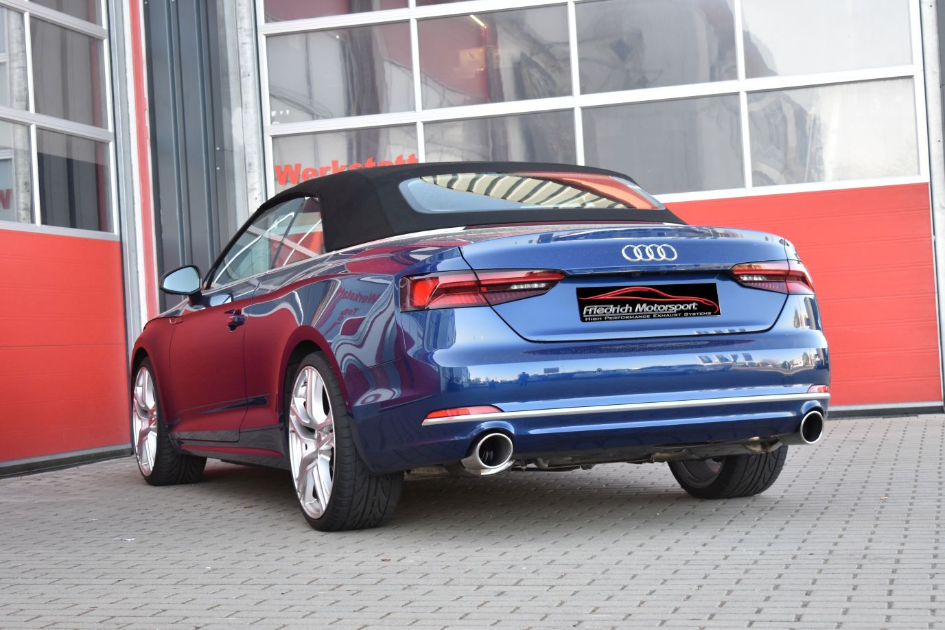 Friedrich Motorsport 76mm Duplex-Sportauspuff für Audi A5 B9 F5/B8 Coupe Cabrio