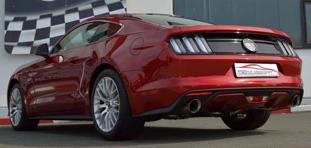 Friedrich Motorsport 76mm Duplex Auspuff Sportauspuff Anlage für Ford Mustang