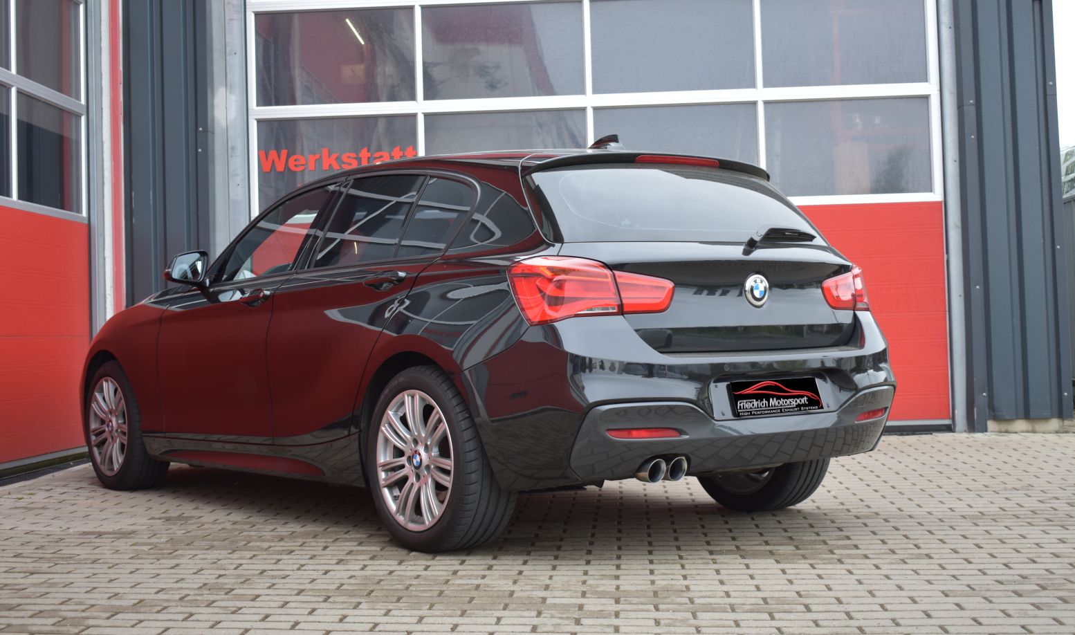 Friedrich Motorsport 76mm Sportauspuff Sportendschalldämpfer für BMW 1er F20/F21