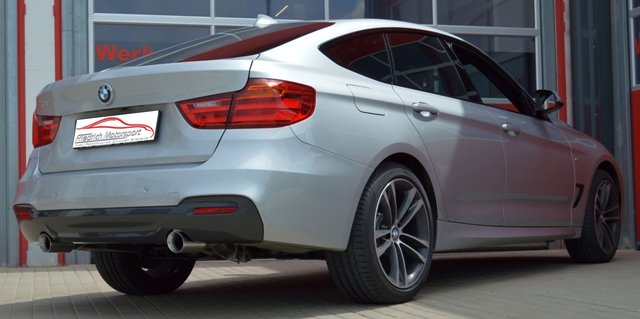 Friedrich Motorsport 76mm Duplex Auspuff Sportauspuff Anlage für BMW 3er GT F34