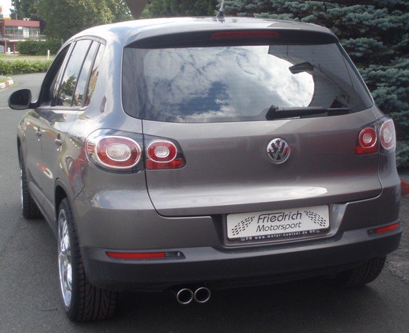 Friedrich Motorsport Auspuff Sportauspuff für VW Tiguan Frontantrieb ab 07 1.4l