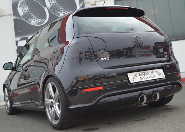 Friedrich Motorsport 76mm Sportauspuff für VW Golf VI GTI + Edition 35 ab 2009
