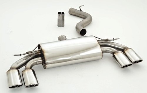 Friedrich Motorsport 76mm Duplex Auspuff Sportauspuff Auspuff für VW Golf VII R