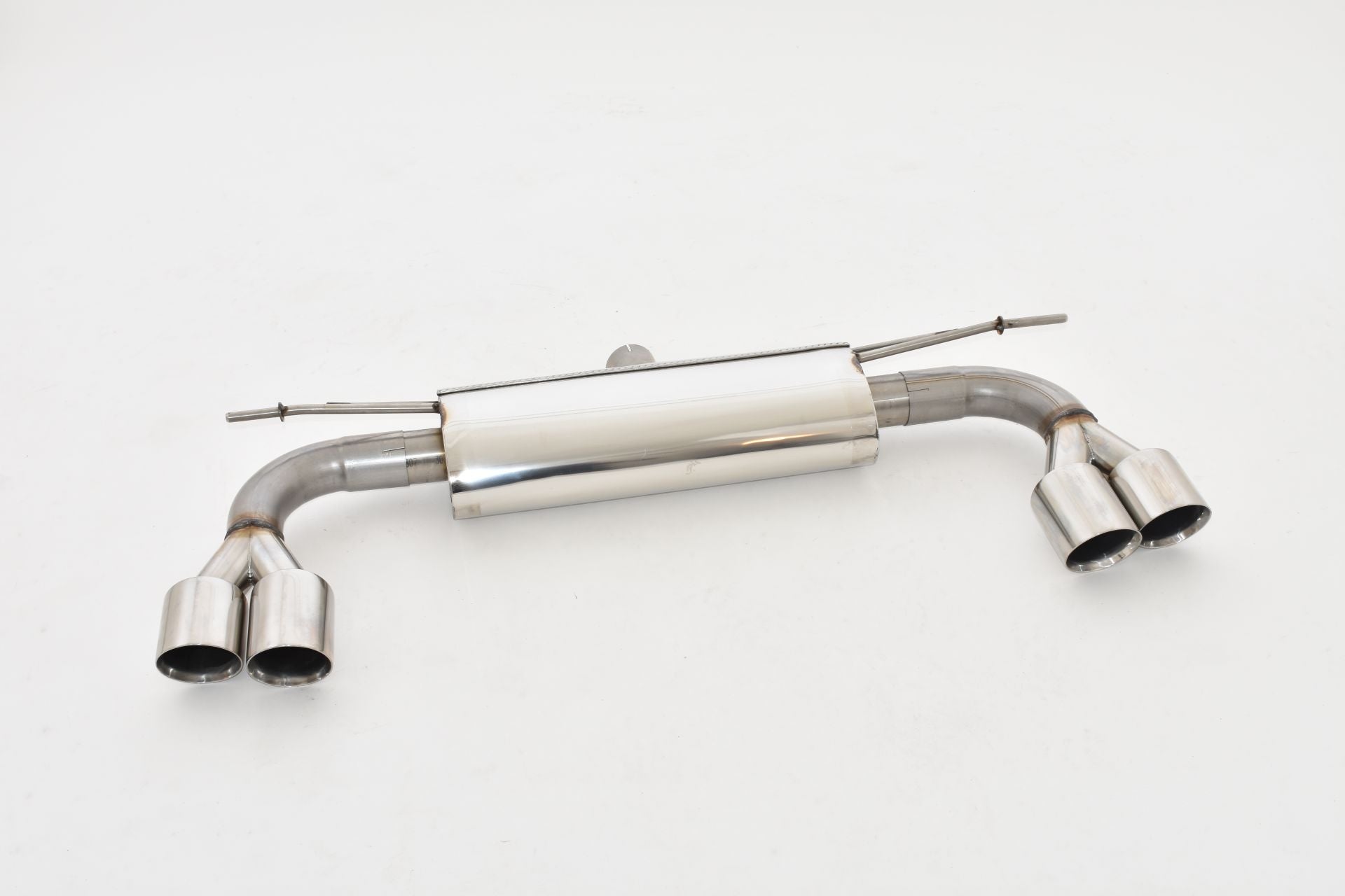 Friedrich Motorsport Duplex-Sportauspuff Sportendschalldämpfer für VW Golf 7 1.5
