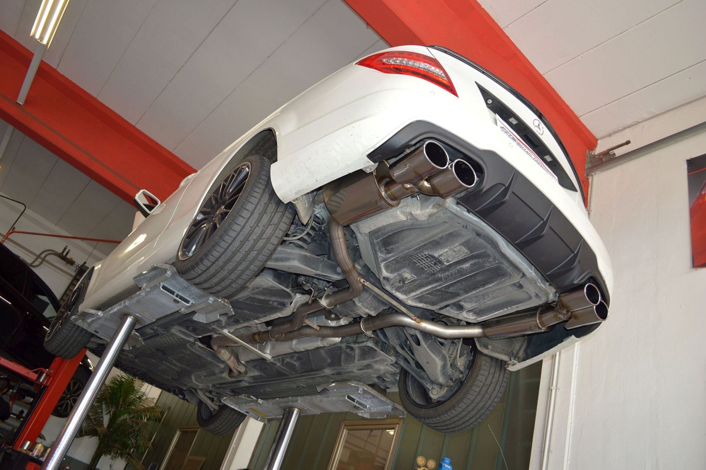 Friedrich Motorsport Duplex Sportauspuff Auspuff für Mercedes C/S/W204 C-Klasse