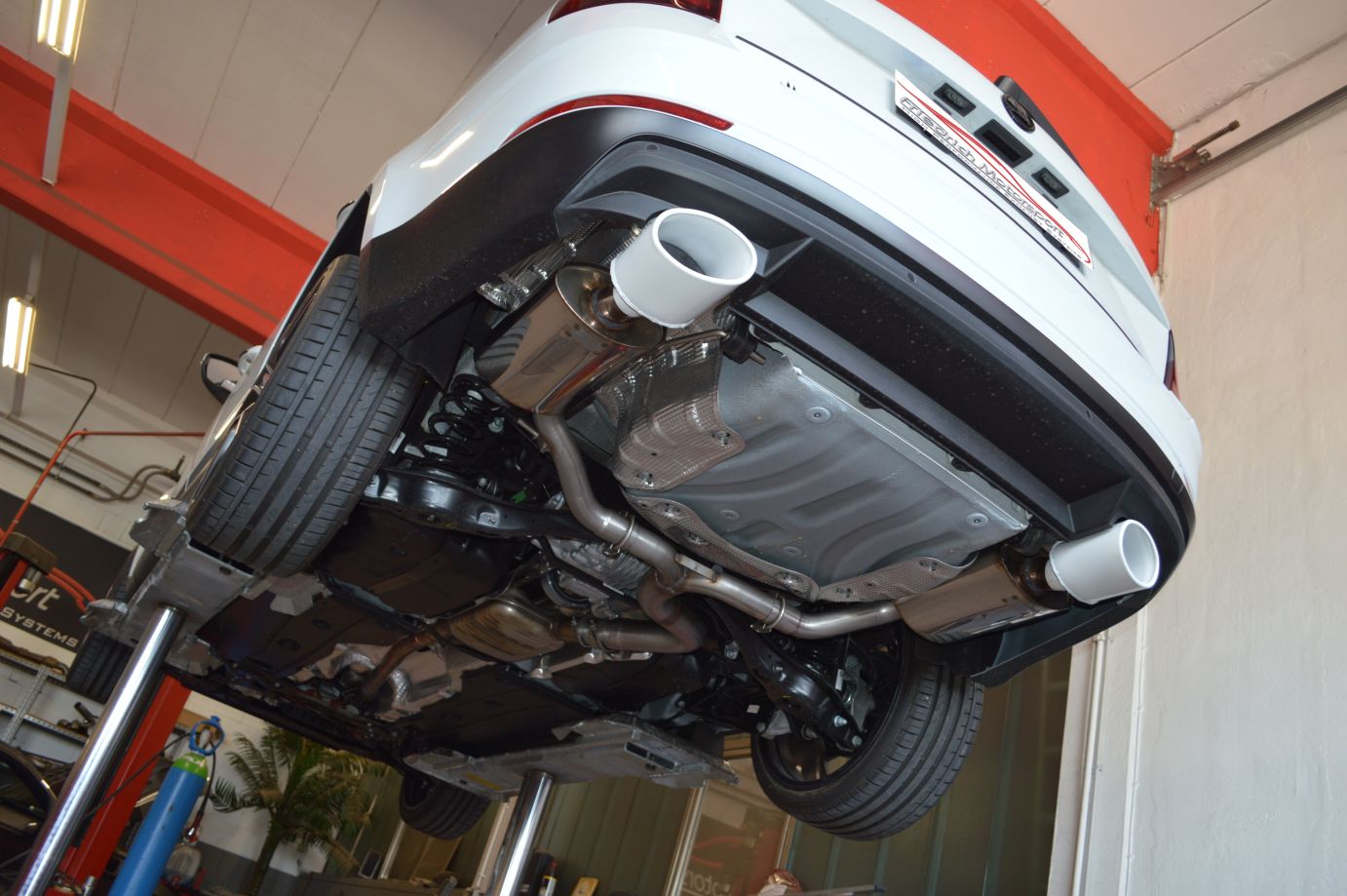 Friedrich Motorsport 76mm Duplex Sportauspuff für Skoda Octavia 5E 1.8 TSI 4x4