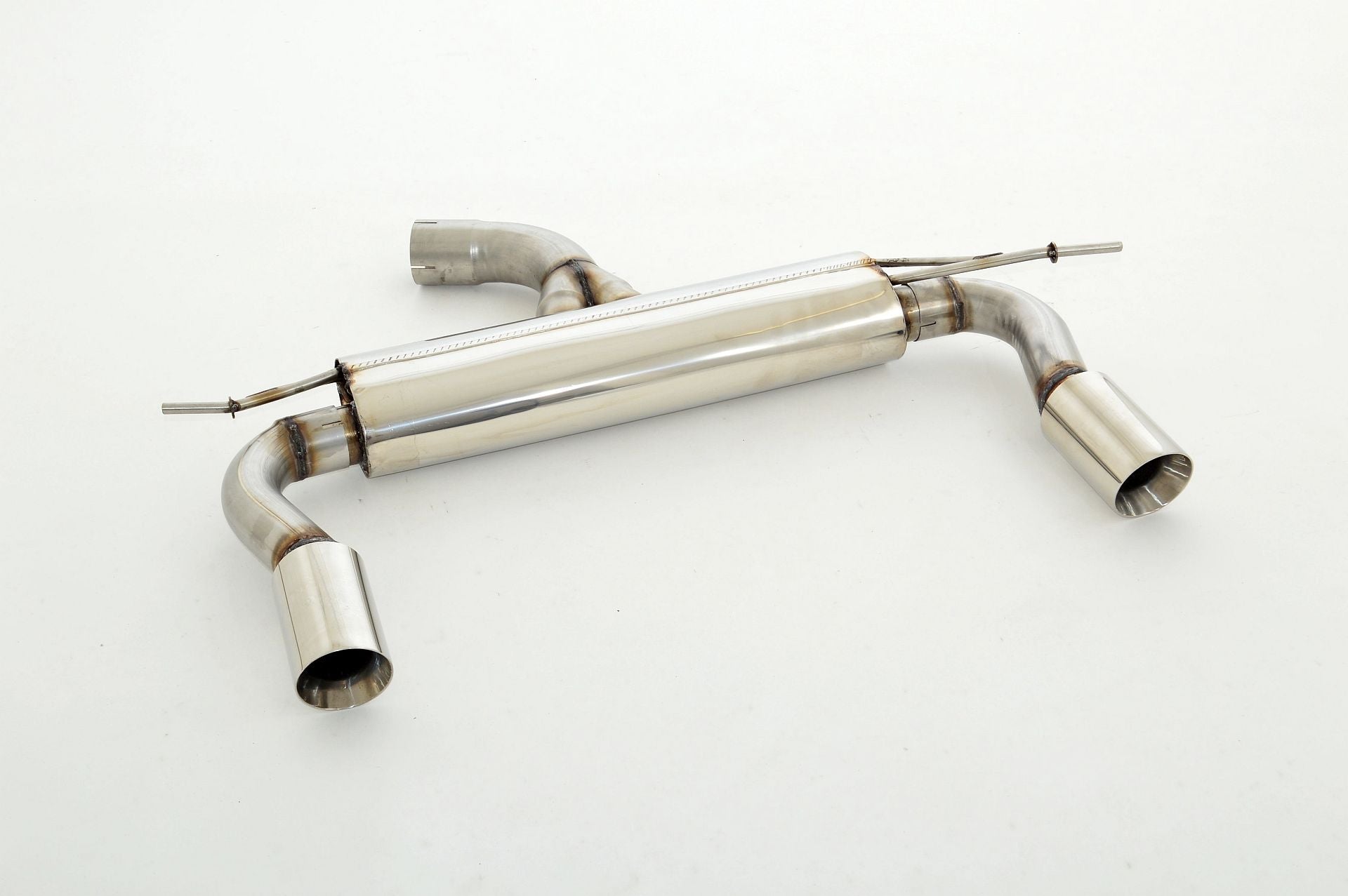 Friedrich Motorsport 76mm Duplex Auspuff Sportauspuff für Seat Leon 1P 05-2012