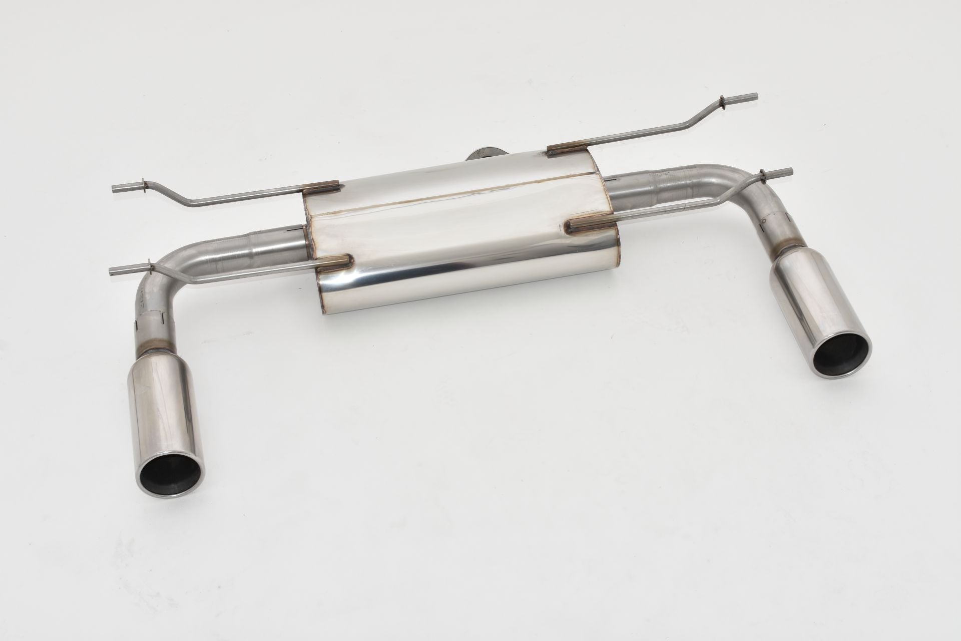 Friedrich Motorsport Duplex-Sportauspuff Sportendschalldämpfer für Fiat 124
